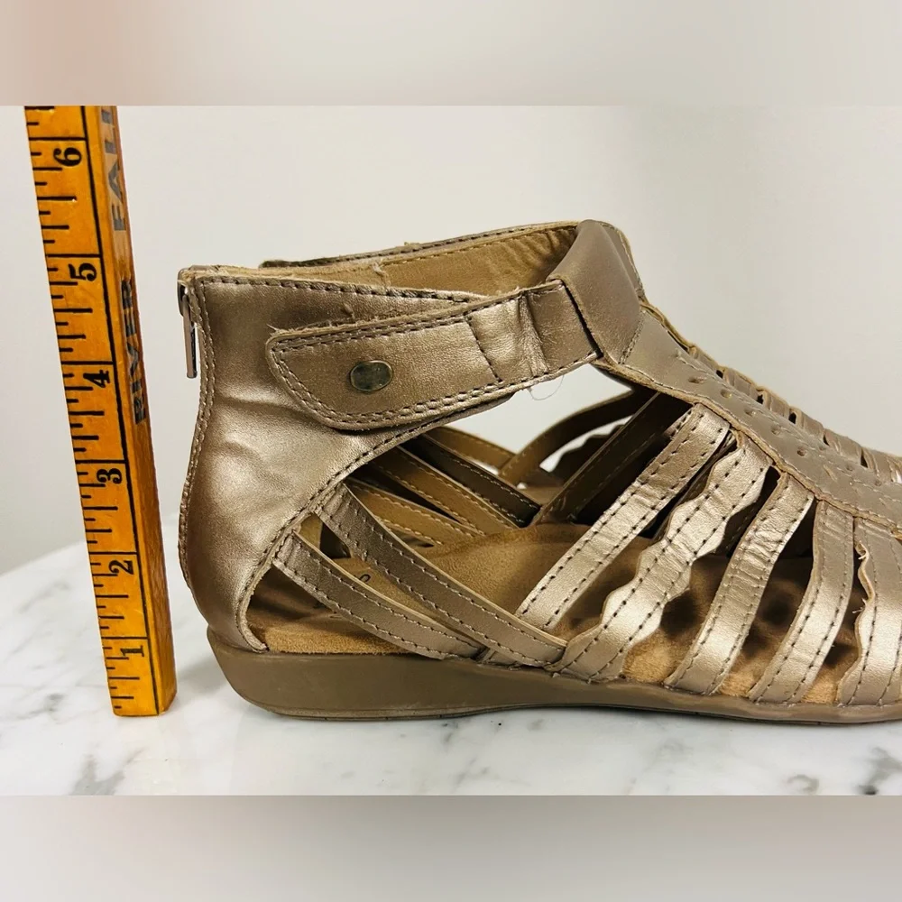 Earth Origins Bevvy Gladiator Sandals – 8M Gold - Picture 16 of 16